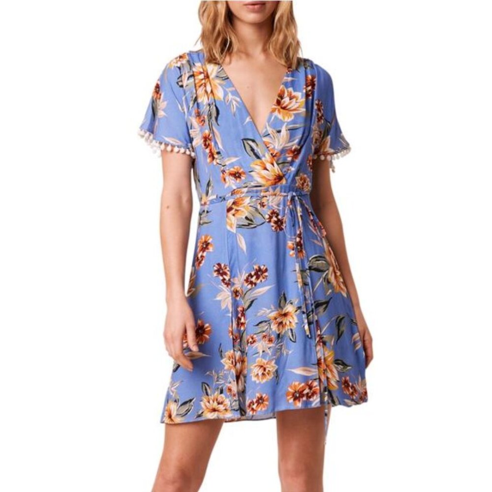 French Connection Claribel Floral Short Sleeve Dress
